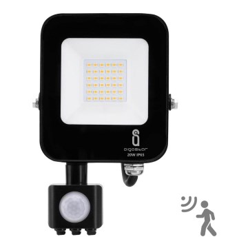 Aigostar - LED Reflektor z czujnikiem LED/20W/230V 4000K IP65