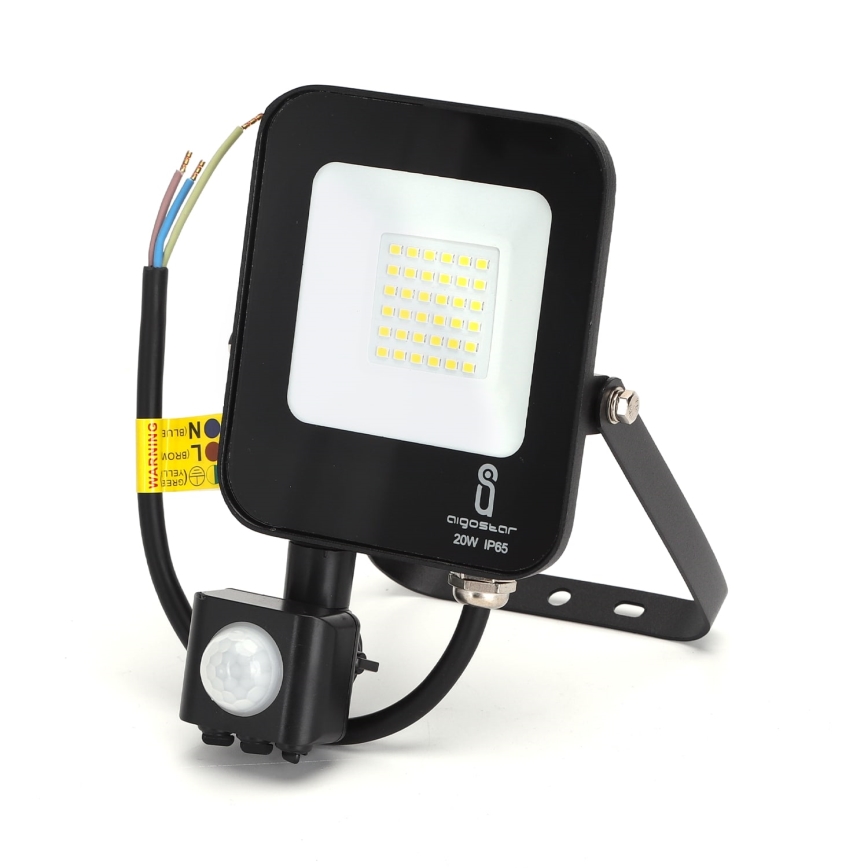 Aigostar - LED Reflektor z czujnikiem LED/20W/230V 4000K IP65