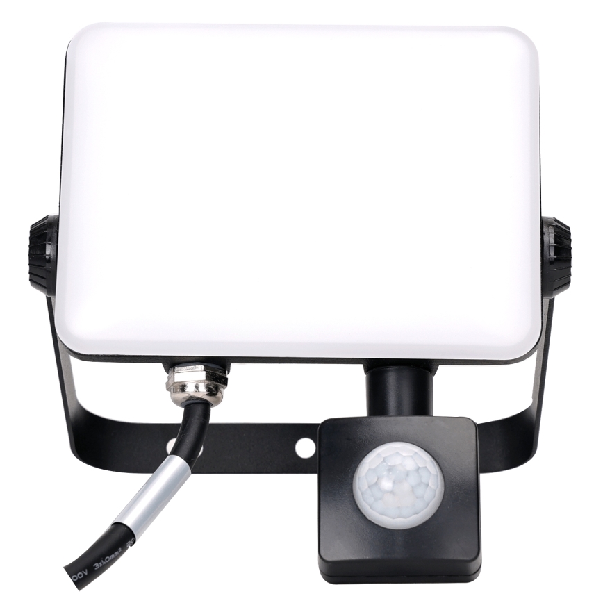 Aigostar - LED Reflektor z czujnikiem LED/30W/230V 6500K IP65 czarny