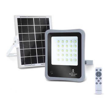 Aigostar - LED regulowany reflektor solarny LED/30W/3,2V 20000 mAh IP67 + pilot