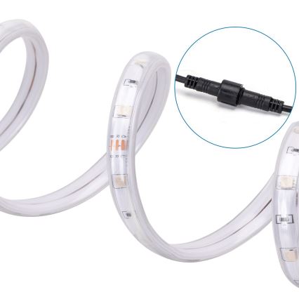 Aigostar - Regulowany pasek solarny LED RGB LED/10W/3,2V 10 m IP65 8000 mAh + pilot zdalnego sterowania