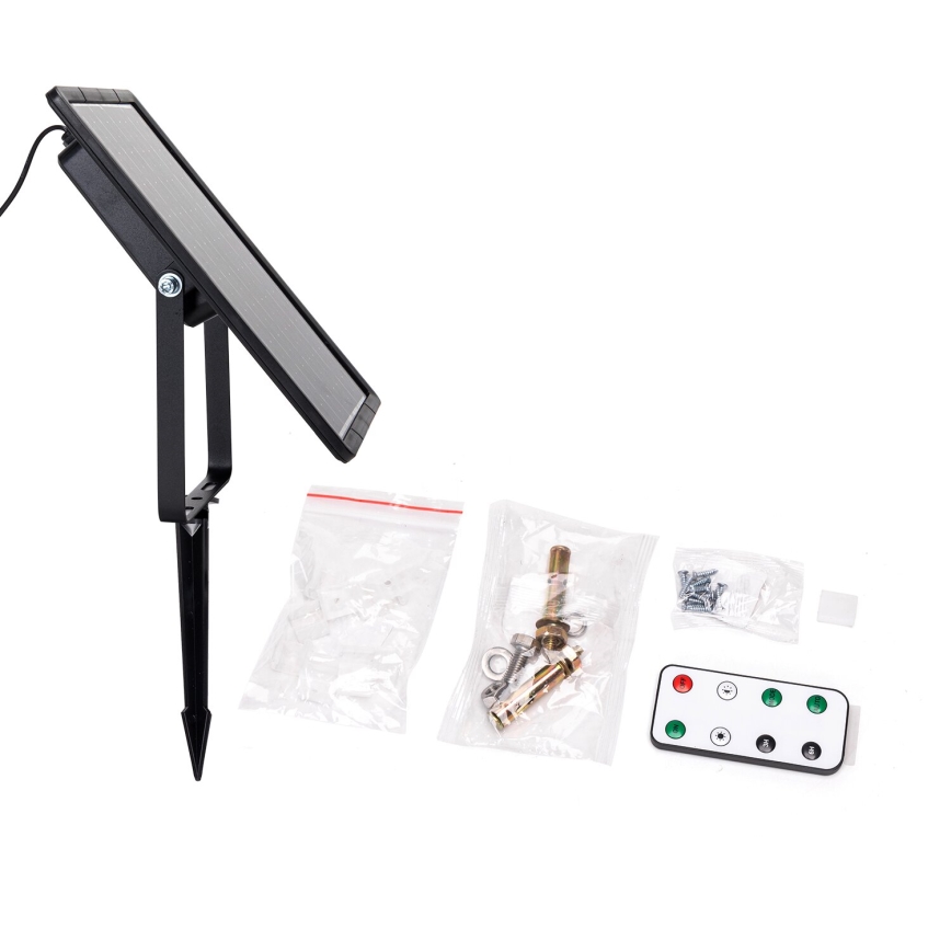 Aigostar - Regulowany pasek solarny LED RGB LED/10W/3,2V 10 m IP65 8000 mAh + pilot zdalnego sterowania