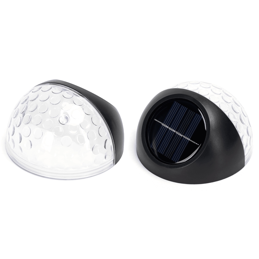 Aigostar - LED RGB Kinkiet solarny LED/2W/1,2V 300 mAh czarny IP44