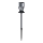 Aigostar - LED RGB Lampa solarna LED/0,006W/1,2V 35,5 cm 100 mAh matowy chrom IP44