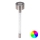 Aigostar - LED RGB Lampa solarna LED/0,006W/1,2V 40 mAh 36,7cm matowy chrom IP44
