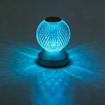 Aigostar - LED RGB Lampa stołowa ściemnialna do ładowania LED/1W/5V 1800mAh 13,5 cm + Pilot zdalnego sterowania