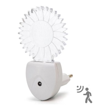 Aigostar - LED RGB lampka nocna z czujnikiem LED/0,5W/230V słońce