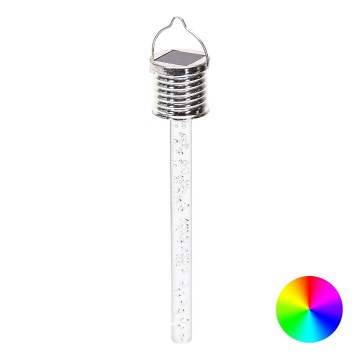 Aigostar - LED RGB Oświetlenie solarne LED/0,006W/1,2V chrom IP44