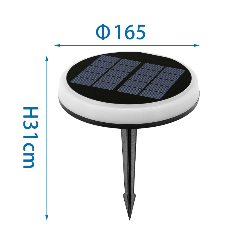 Aigostar - LED RGB Oświetlenie solarne LED/0,6W/3,7V IP65