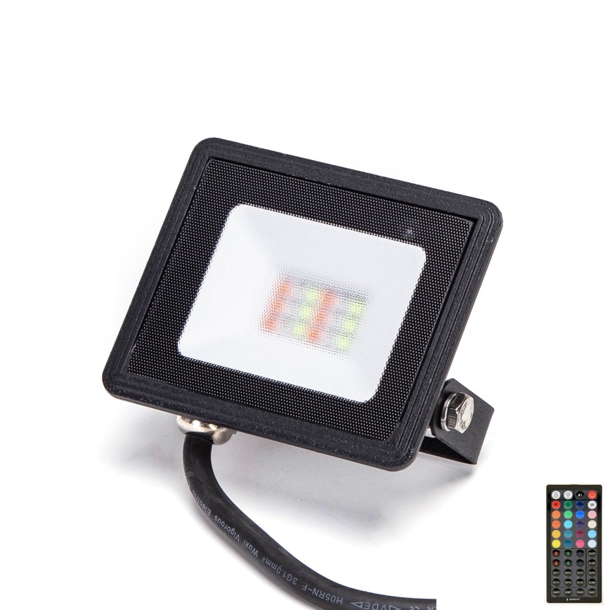 Aigostar - LED RGB Reflektor LED/10W/230V IP65 + pilot zdalnego sterowania