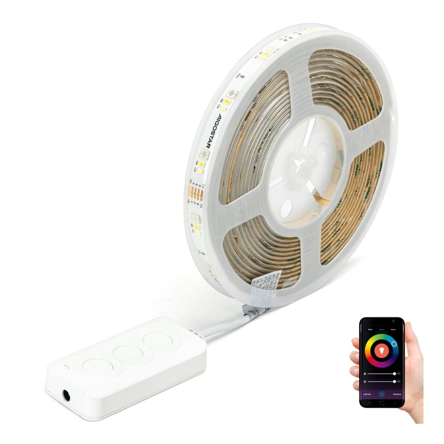 Aigostar - LED RGB Ściemnialna taśma 5m MESH Smart LED/24W/230V 2700-6500K + pilot zdalnego sterowania
