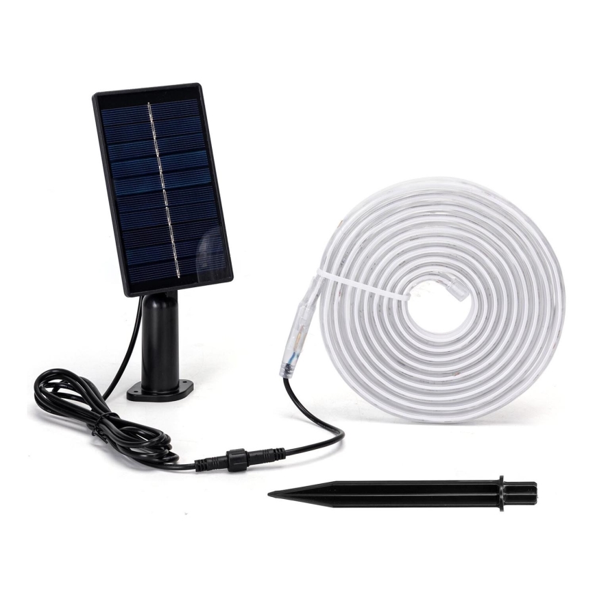 Aigostar - LED RGB Ściemnialna taśma solarna LED/1,6W/3,2V 5 m IP65 1800 mAh + pilot zdalnego sterowania
