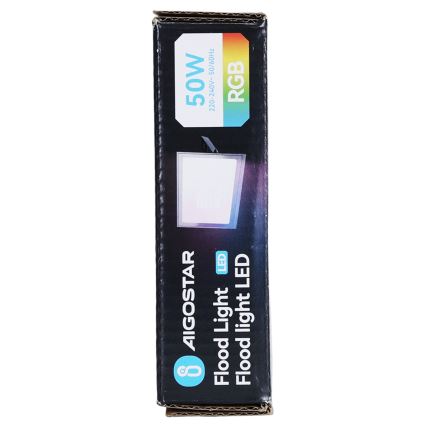 Aigostar - ściemnialny naświetlacz LED RGB/50W/230V IP65 + zdalne sterowanie