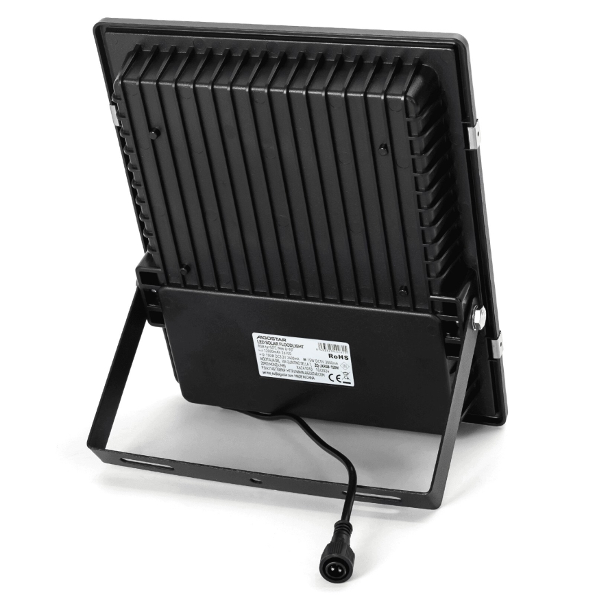 Aigostar - LED RGB Ściemnialny naświetlacz solarny LED/150W/3,2V IP66 12000 mAh + pilot zdalnego sterowania