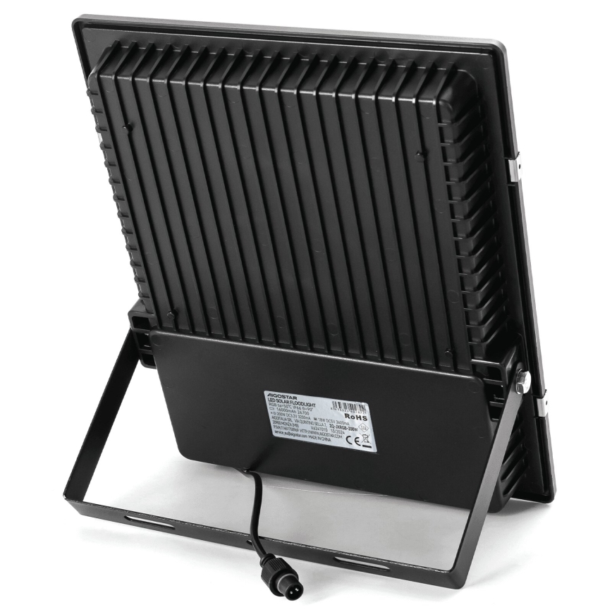 Aigostar - LED RGB Ściemnialny naświetlacz solarny LED/200W/3,2V IP66 16000 mAh + zdalne sterowanie