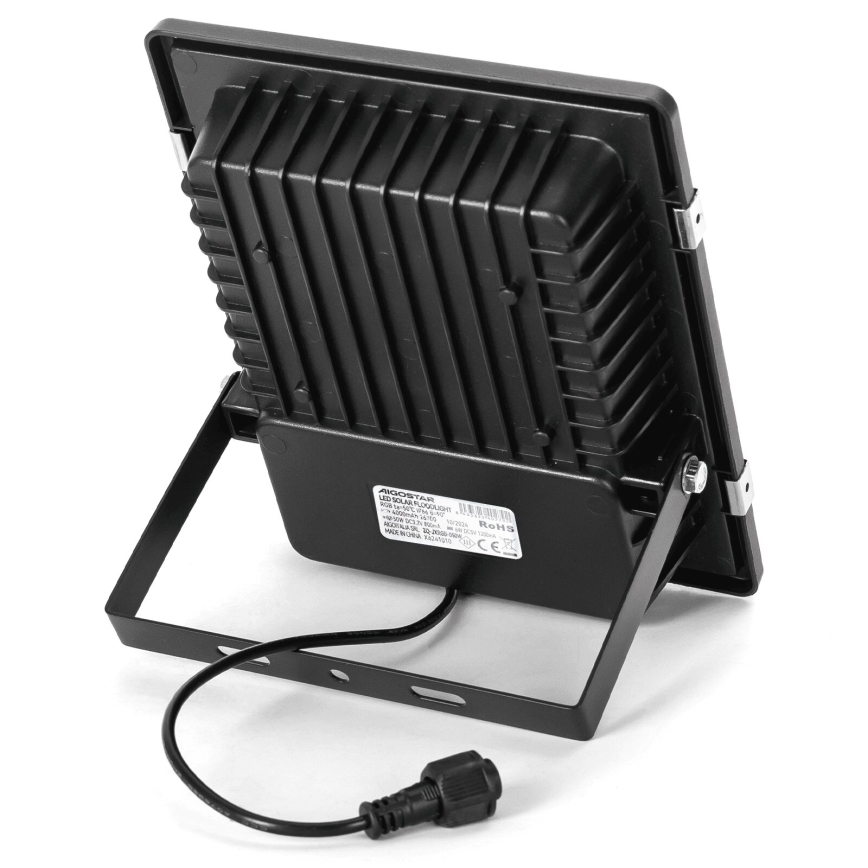 Aigostar - LED RGB Ściemnialny naświetlacz solarny LED/50W/3,2V IP66 4000 mAh + pilot zdalnego sterowania