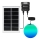 Aigostar - LED RGB Ściemnialny żyrandol solarny MESH LED/20W/3,7V 4000 mAh 2700K-6500K IP65 śr. 20 cm