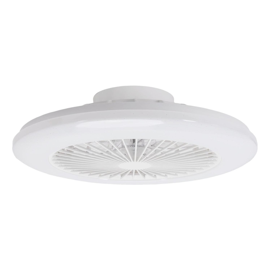 Aigostar - LED RGB Ściemniany plafon z wentylatorem MESH LED/40W/230V 2700-6500K biały + pilot zdalnego sterowania