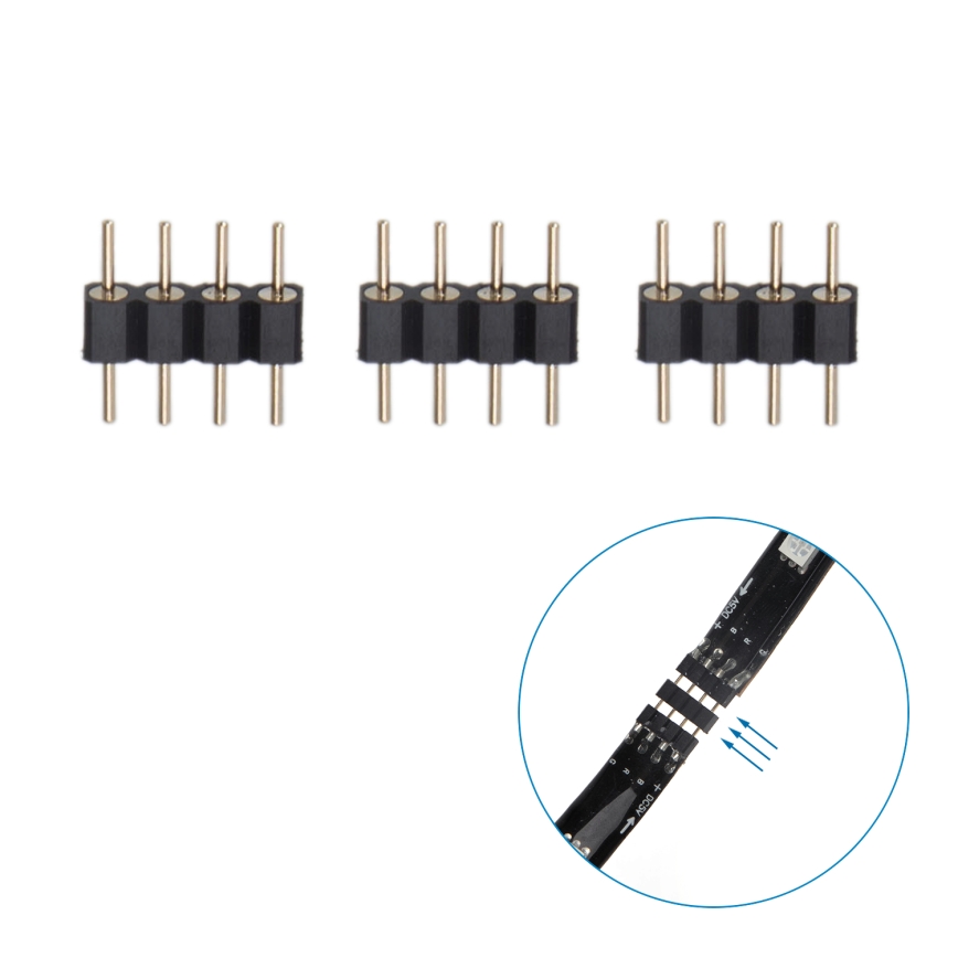 Aigostar - LED RGB Inteligentny ściemnialny pasek 4x0,5m LED/4,5W/5V Wi-Fi + zdalne sterowanie