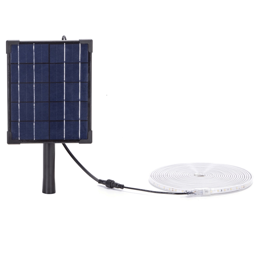 Aigostar - LED RGB Taśma solarna ściemnialna LED/5W/3,2V 5+2m IP65 4000 mAh + zdalne sterowanie