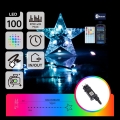 Aigostar - LED RGBICW Inteligentny zewnętrzny łańcuch świąteczny MESH 100xLED 10m IP44 + pilot zdalnego sterowania