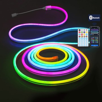 Aigostar - LED RGBICW zewnętrzna girlanda świąteczna 150 diod LED, 5 m, IP44 + pilot zdalnego sterowania