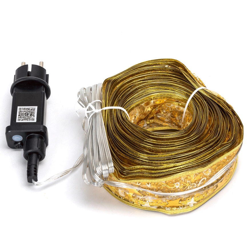 Aigostar - LED RGBICW Inteligentny zewnętrzny łańcuch świąteczny MESH 100 diod LED 10 m IP44 + pilot zdalnego sterowania