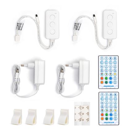 Aigostar - Regulowany pasek LED RGBW/18W/12V 2x5 m Wi-Fi