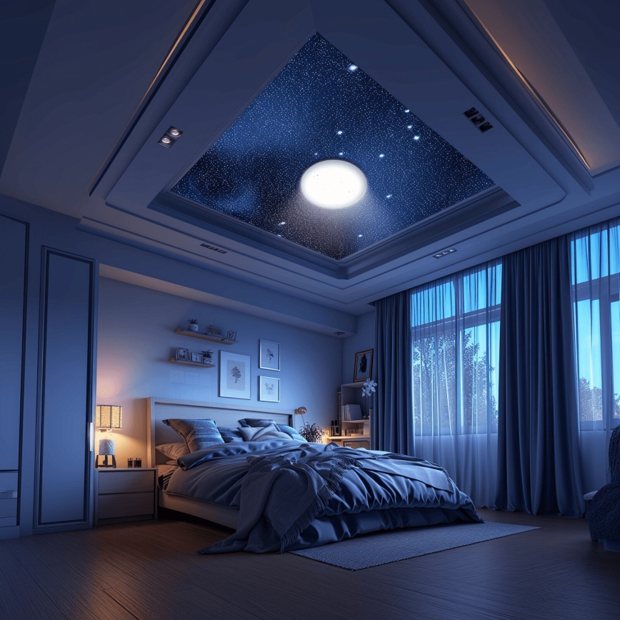 Aigostar - LED RGBW Ściemnialny plafon łazienkowy MESH Smart LED/12W/230V IP44 + pilot zdalnego sterowania
