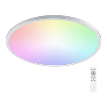 Aigostar - LED RGBW Plafon łazienkowy ściemnialny LED/24W/230V 3000-6500K śr. 42 cm IP44 + zdalne sterowanie