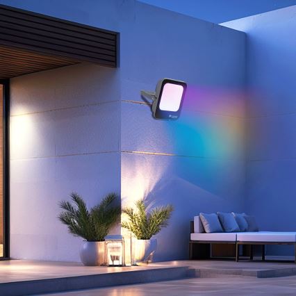 Aigostar - LED RGBW Ściemniane oświetlenie punktowe MESH Inteligentny LED/30W/230V 6500K IP65 + Pilot zdalnego sterowania