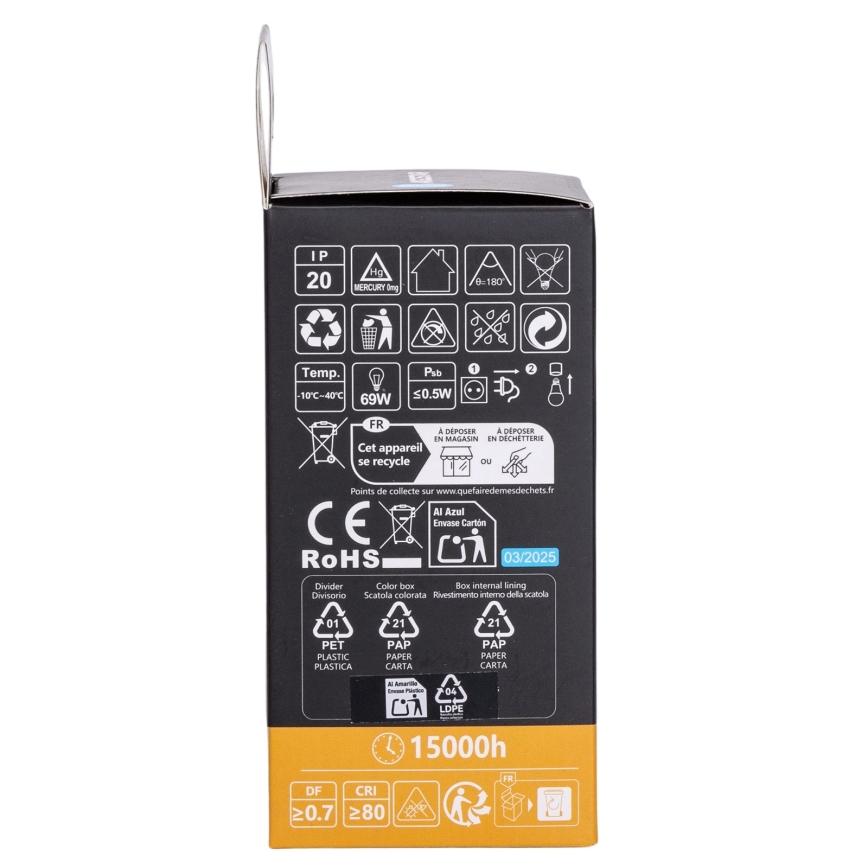 Aigostar - LED RGBW ściemnialna żarówka A60 E27/10W/230V 3000K + pilot zdalnego sterowania