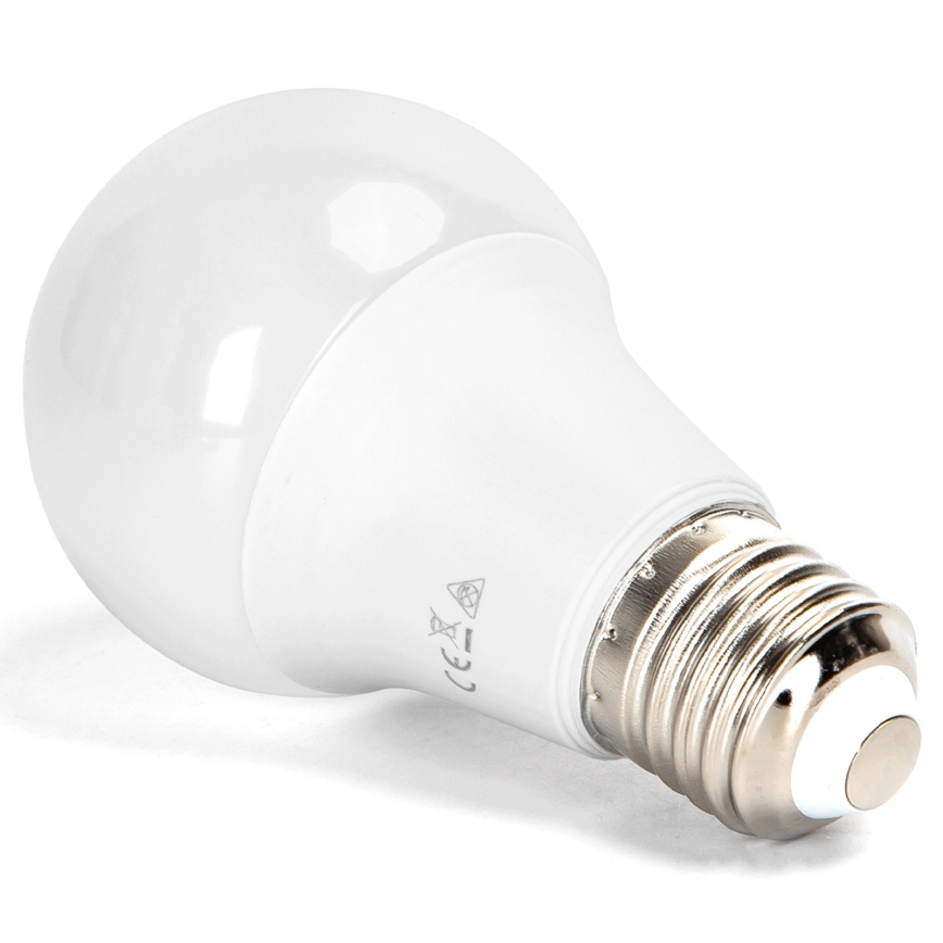 Aigostar - LED RGBW ściemnialna żarówka A60 E27/8W/230V 3000K + zdalne sterowanie