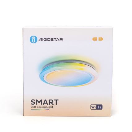 Aigostar - LED RGBW Ściemnialne oświetlenie łazienkowe LED/39W/230V 50 cm Wi-Fi IP44