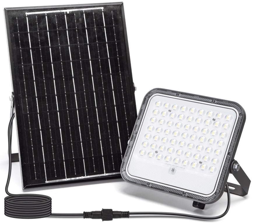 Aigostar - LED RGBW Ściemnialny naświetlacz solarny LED/100W/3,4V IP66 8000 mAh + pilot zdalnego sterowania