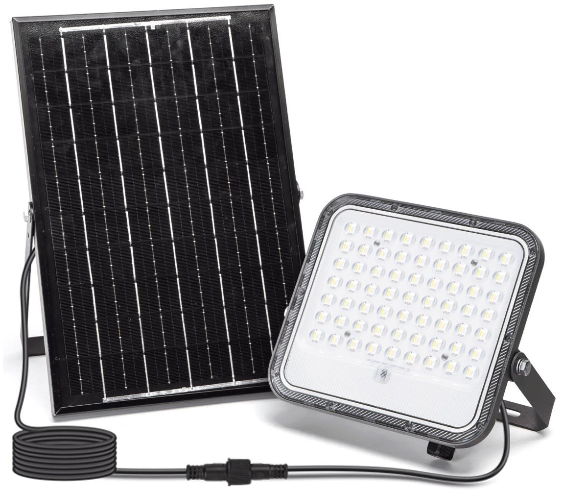 - LED RGBW Ściemnialny naświetlacz solarny LED/100W/3,4V IP66 + pilot