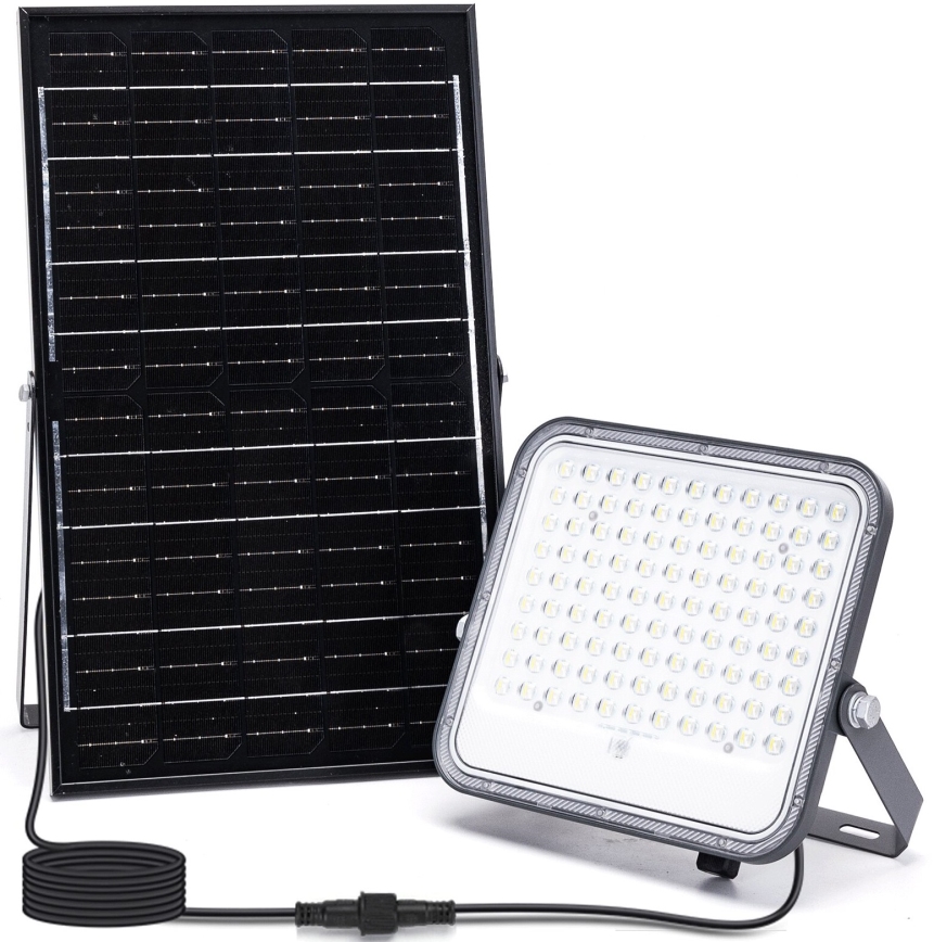 Aigostar - LED RGBW Ściemnialny naświetlacz solarny LED/150W/3,4V IP66 12000 mAh + Pilot zdalnego sterowania