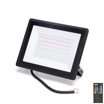 Aigostar - LED RGBW ściemnialny reflektor LED/50W/230V IP65 + zdalne sterowanie