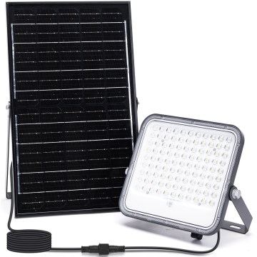 Aigostar - LED RGBW ściemnialny reflektor solarny LED/150W/3,4V IP66 12000 mAh + pilot zdalnego sterowania