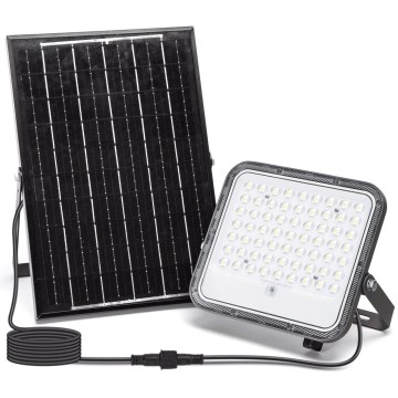 Aigostar - LED RGBW ściemnialny solarny reflektor LED/100W/3,4V IP66 8000 mAh + pilot zdalnego sterowania