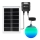 Aigostar - LED RGBW ściemnialny solarny żyrandol MESH LED/20W/3,7V 4000 mAh 2700K-6500K IP65 śr. 15 cm