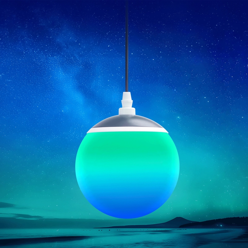 Aigostar - LED RGBW Ściemnialny żyrandol na lince MESH LED/8W/230V 2700-6500K biały + pilot zdalnego sterowania