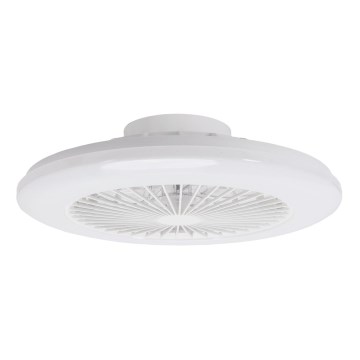 Aigostar - LED RGBW Ściemniany plafon z wentylatorem MESH LED/40W/230V 2700-6500K biały + zdalne sterowanie