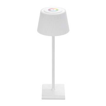 Aigostar - LED RGBW Zewnętrzna ściemnialna akumulatorowa lampa stołowa LED/4W/5V 3600mAh biała IP54
