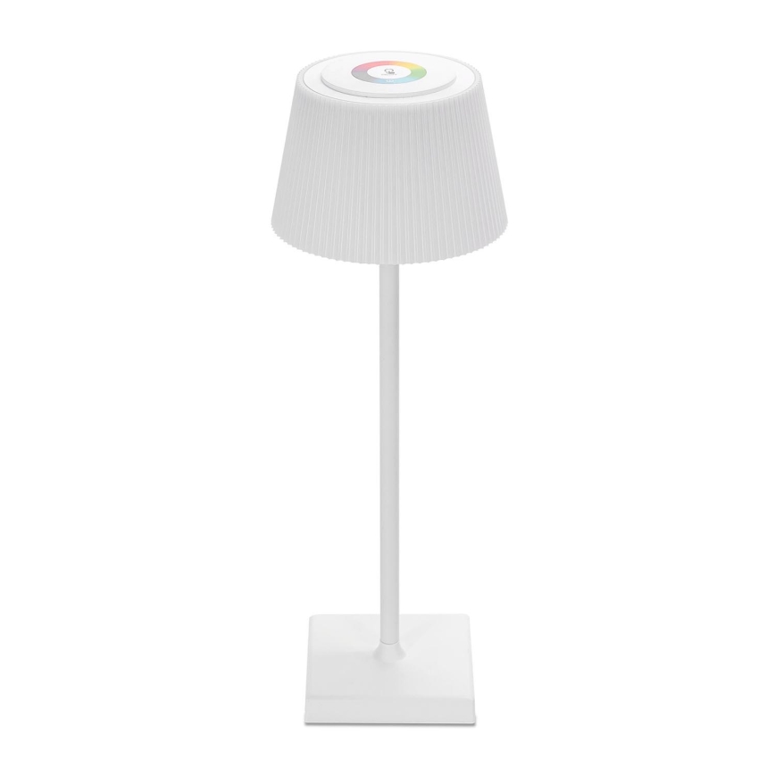 Aigostar - LED RGBW Zewnętrzna ściemnialna akumulatorowa lampa stołowa LED/4W/5V 3600mAh biała IP54