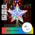 Aigostar - LED RGBY świąteczna dekoracja 10xLED/3xAA gwiazda