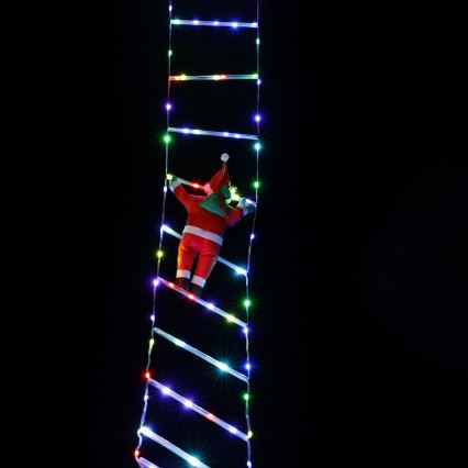 Aigostar - Zewnętrzna świąteczna dekoracja LED, 154 diod LED, 8 trybów, 1,6 m, IP44, wielokolorowa