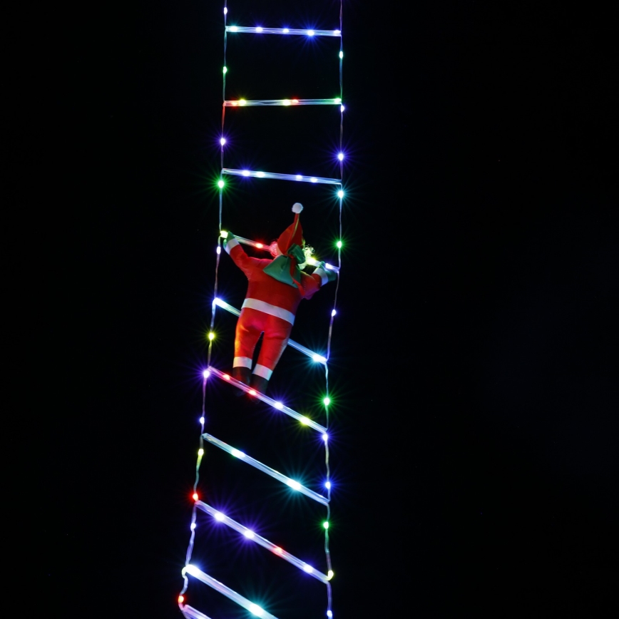 Aigostar - Zewnętrzna świąteczna dekoracja LED, 154 diod LED, 8 trybów, 1,6 m, IP44, wielokolorowa