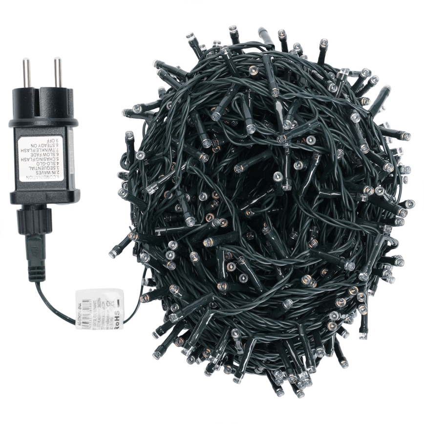 Aigostar - LED RGBY Zewnętrzny łańcuch świąteczny 600 diod LED/8 funkcji 30 m IP44