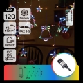 Aigostar - LED RGBY Zewnętrzny łańcuch świąteczny 120xLED/8 funkcji 3x0,6m IP44 wielokolorowy + pilot zdalnego sterowania